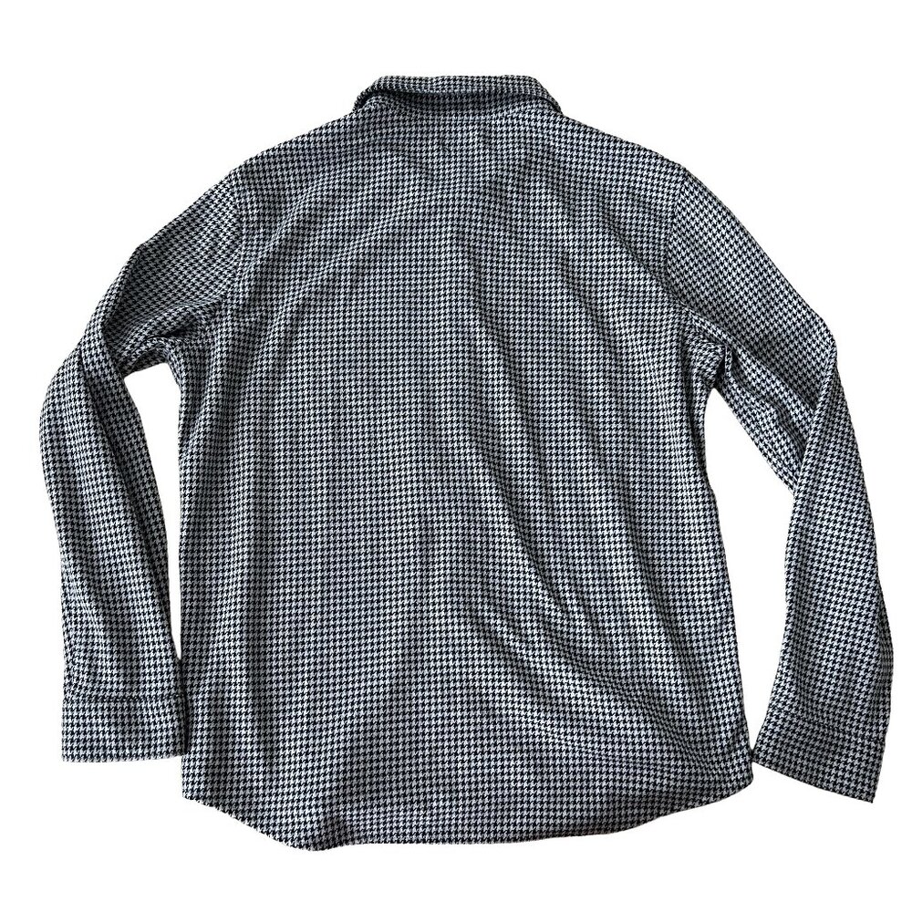 Express Houndstooth Stretch Button-Down Shirt Men… - image 2